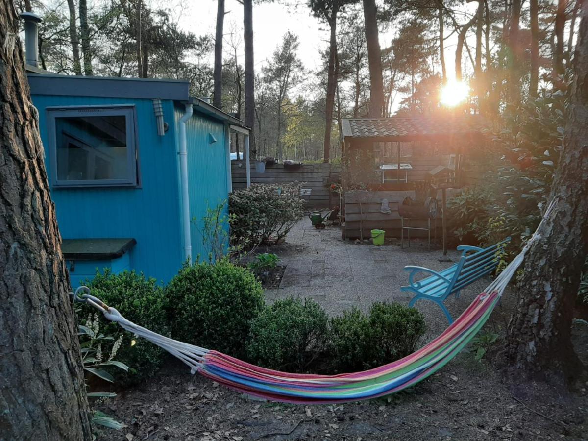 Boshuis Turquoise / Smaakvol Genieten Op De Veluwe Hoenderloo Exteriér fotografie
