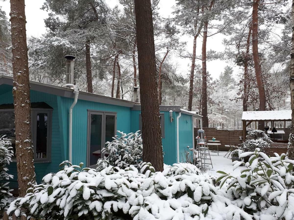 Boshuis Turquoise / Smaakvol Genieten Op De Veluwe Hoenderloo Exteriér fotografie