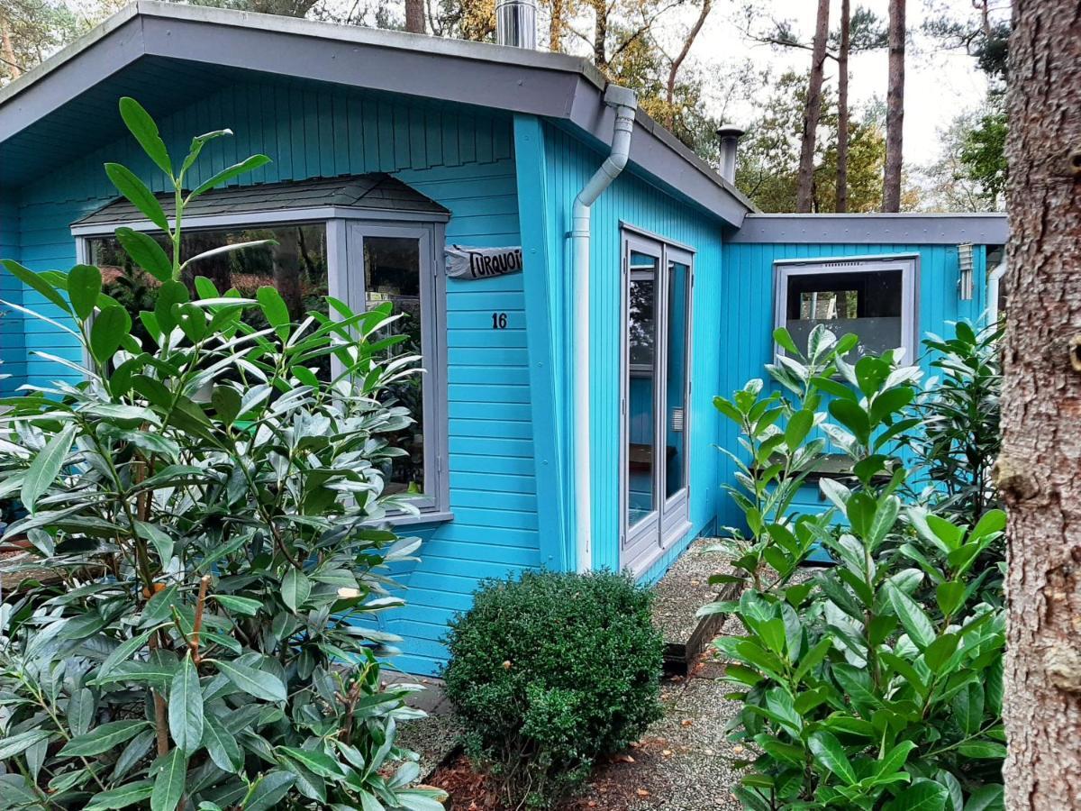 Boshuis Turquoise / Smaakvol Genieten Op De Veluwe Hoenderloo Exteriér fotografie